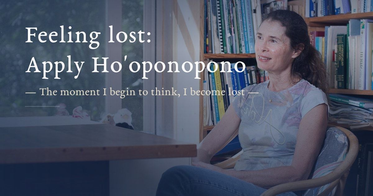 The moment I begin to think, I become lost