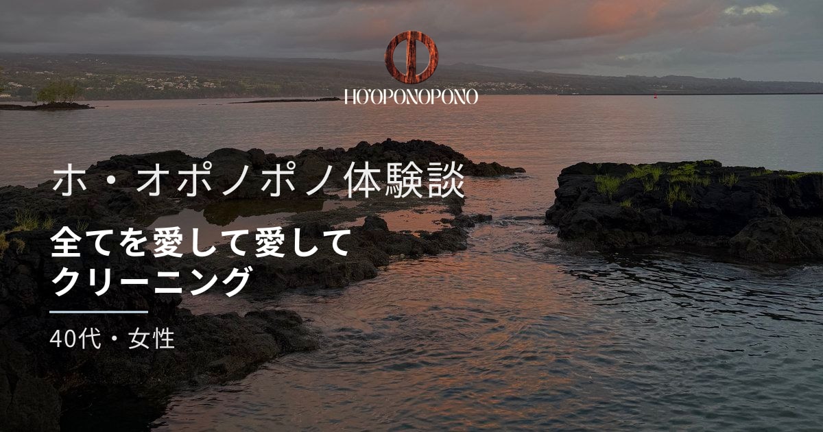 全てを愛して愛してクリーニング