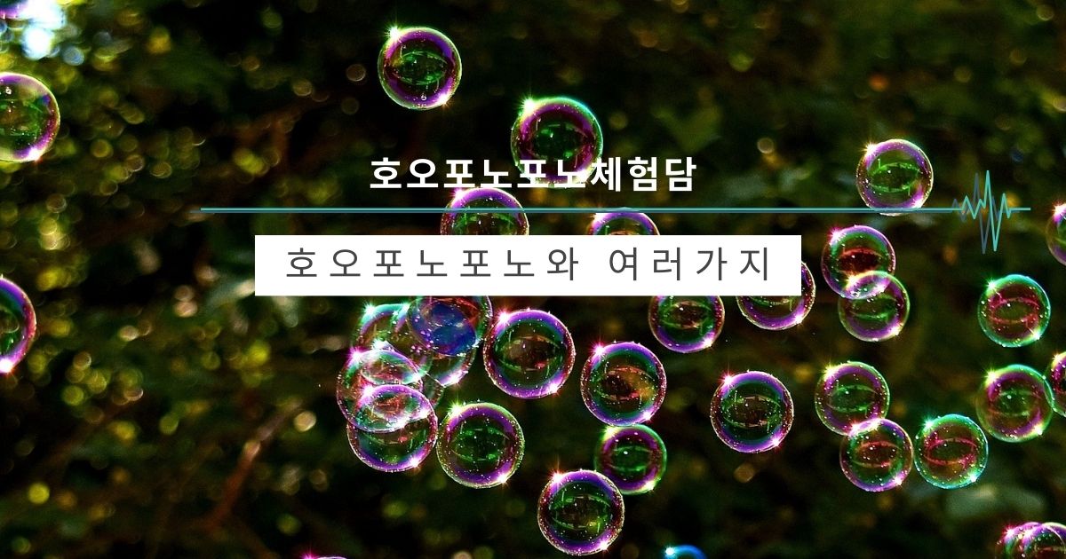 호오포노포노와 여러가지